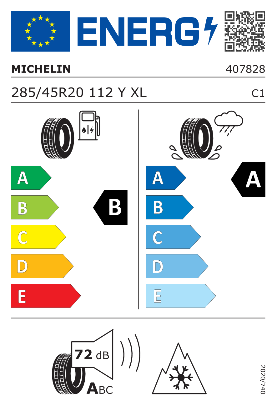 Michelin 285/45R20 112Y XL CrossClimate 3 Sport