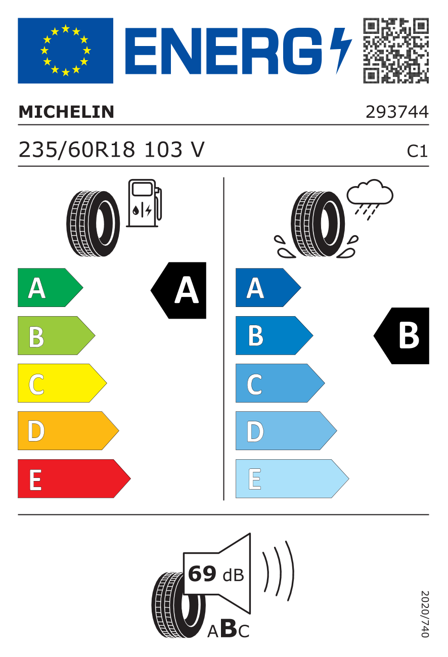 Michelin 235/60R18 103V SL MO Primacy 4