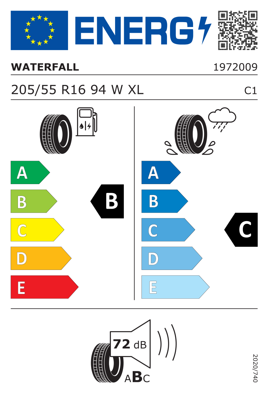 Waterfall 205/55R16 94W XL Unique HP