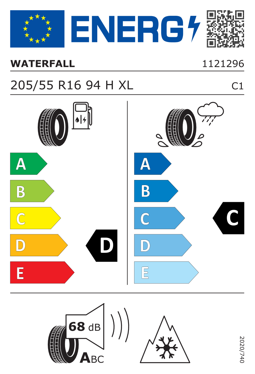 Waterfall 205/55R16 94H XL Snow Hill 3
