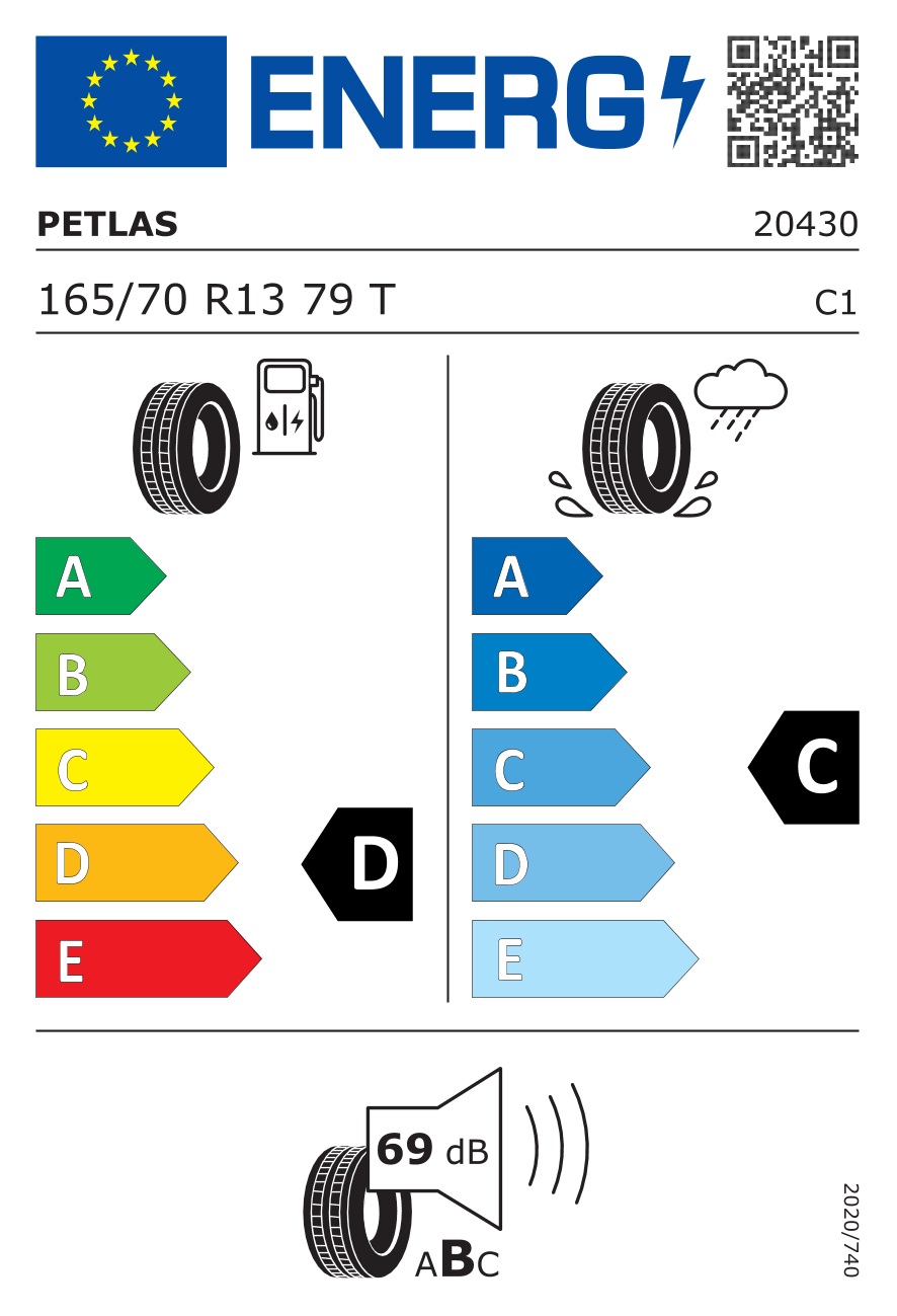 Petlas 165/70R13 79T Elegant PT311